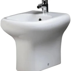 Bidet monoforo serie Touring filo muro