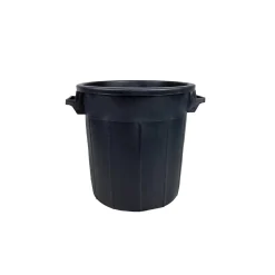 Bidone spazzatura solo fusto Stefanplast 50 l nero