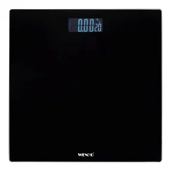 Bilancia digitale Wenko Display LCD vetro nero max 150 kg