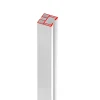 Binario di scorrimento per porta a soffietto in PVC bianco 180 cm