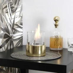 Biocamino da tavolo Giotto Candle Oro serbatoio 150 ml