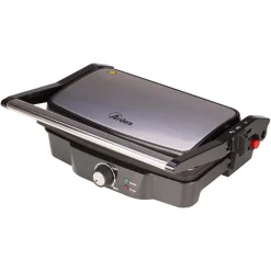 Bistecchiera Sfizio piastre rigate antiaderenti 1500 W