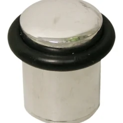Blister 1 pz fermaporta in zama cromata ø 38 mm