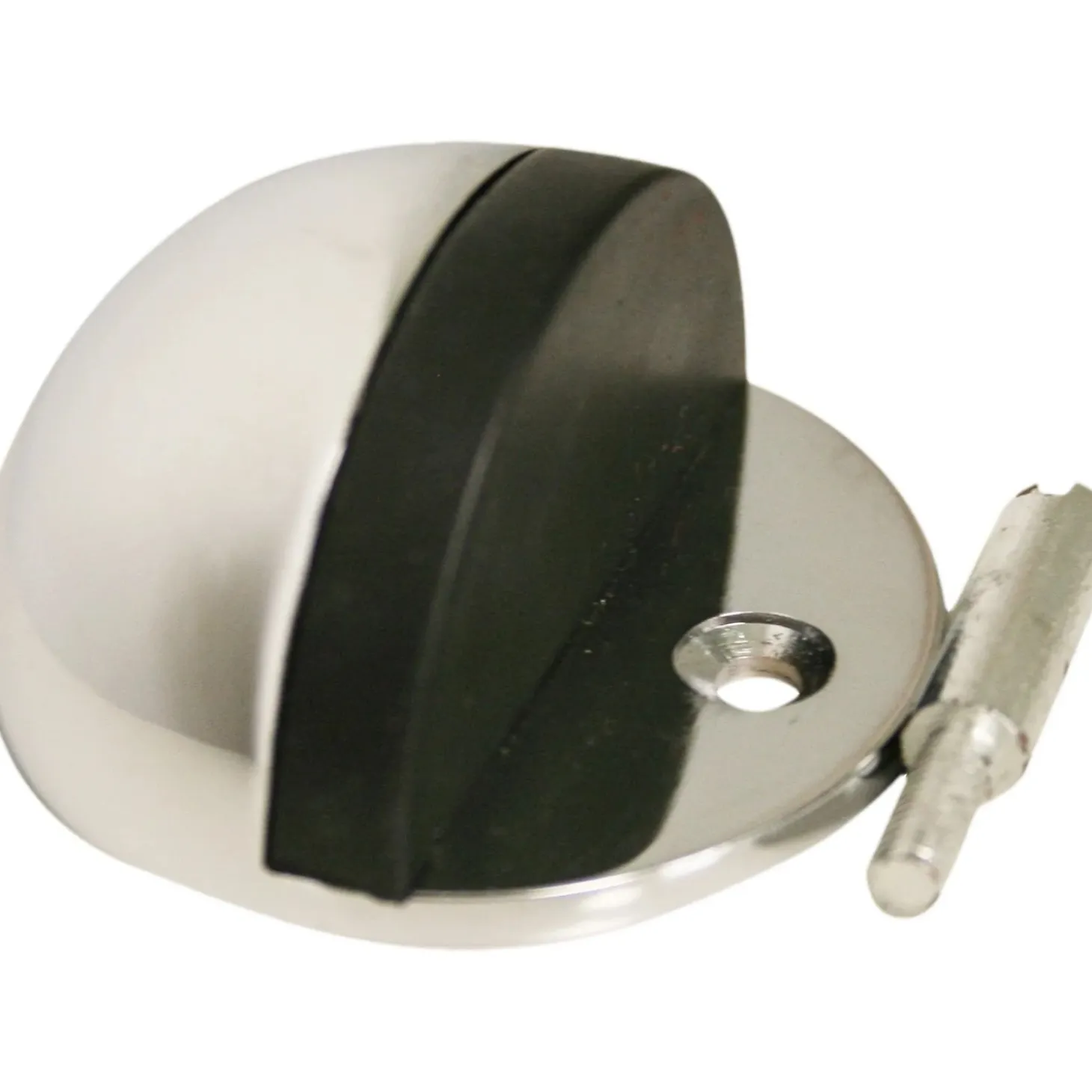 Blister 1 pz fermaporta in zama cromata ø 45 mm
