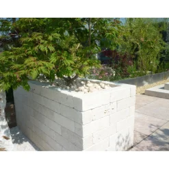Blocco travertino classico 20x10x5 cm beige