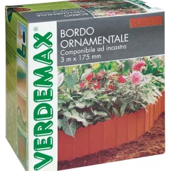 Bordura ornamentale color terracotta