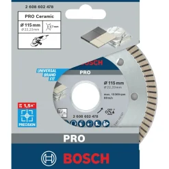 Bosch disco diamantato Ceramic Extra-Clean Turbo Ø 115 mm