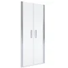 Box doccia con porta battente a due ante New Lisboa 77-80x195 cm