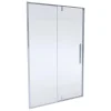 Box doccia con porta battente Slim 98-100x200 cm cromo