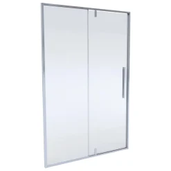 Box doccia con porta battente Slim 98-100x200 cm cromo