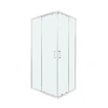 Box doccia Kiara quadrato estensibile trasparente 68-80/68-80 cm