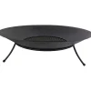 Braciere a carbonella in metallo nero D 56 x H 23 cm