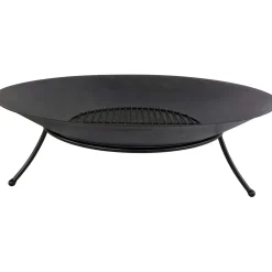 Braciere a carbonella in metallo nero D 56 x H 23 cm