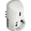 BTicino B3 adattatore con USB 10 A bianco