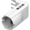 BTicino Corner adattatore salvaspazio 2 prese 16 A bianco