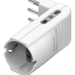 BTicino Corner adattatore salvaspazio 2 prese 16 A bianco