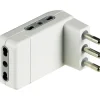 BTicino Corner adattatore salvaspazio 3 prese 16 A bianco