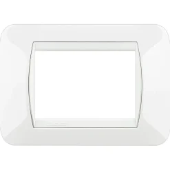 Bticino Living International placca 3 posti bianco