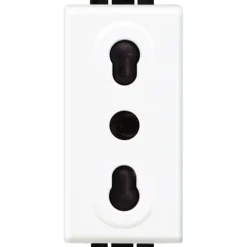 BTicino Livinglight presa 2P+T 10/16 A 250 V ac bianco Smart Home
