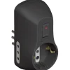 BTicino Safe adattatore 1 presa tedesca e 2 prese 10 A grigio