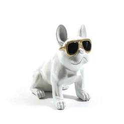 Bulldog in resina 12,5x21xH21 cm assortito