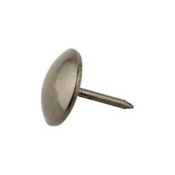 Bulletta testa bombata decorativa brunita 17 mm 6 pz