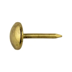 Bulletta testa bombata decorativa ottone 8 mm 30 pz