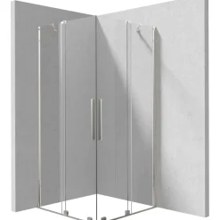 Cabina doccia quadrata Cabaiguán Idrostile 900x1950 mm cromo