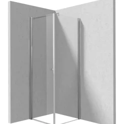 Cabina doccia quadrata Coliseo Idrostile vetro 8 mm 900x2000 mm cromo