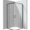 Cabina doccia quadrata Zulueta Idrostile 800x1950 mm titanio