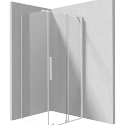 Cabina doccia rettangolare Cabaiguán Idrostile 1200x1950 mm bianco