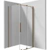 Cabina doccia rettangolare Cabaiguán Idrostile 1000x1950 mm bronzo spazzolato