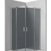 Cabina doccia semicircolare Caimito Idrostile Kerria 900x1850 mm cromo