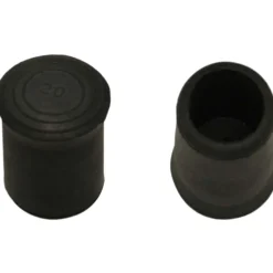 4 calzanti in gomma 20 mm nero