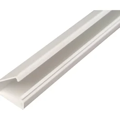 Canale portacavo adesivo 20x10 mm a 1 via bianco 2 m