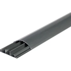 Canale sovrapavimento a 3 vie larghezza 69 mm grigio 2 m