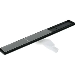 Canaletta scarico doccia lineare Idrostile reversibile 60 cm nero