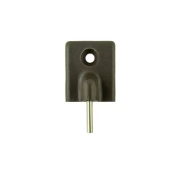 Cancano adesivo per tende marrone 4 pz