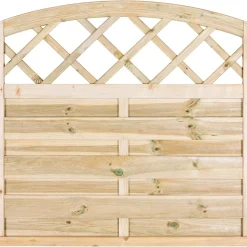 Cancello in legno a maglia diagonale 105x100 cm
