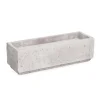 Candela Christina rettangolare vaso contenitore in cemento 30x9 cm