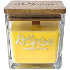 Candela design cubo al profumo di vaniglia 380 g