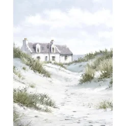 Canvas stampato immagine Beach House 60x80 cm