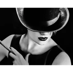 Canvas stampato immagine donna che fuma 60x80 cm
