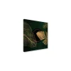 Canvas 30x30 cm set green & gold b