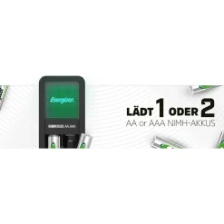 Caricabatterie Energizer NiMH Mini Charger Legacy 2xAAA 700 mAh batterie incl.