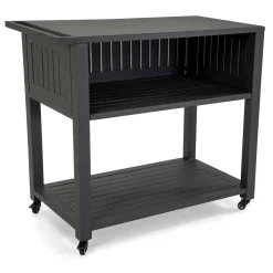 Carrello da esterno in alluminio antracite 102x54,5 cm H 90 cm