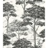 Carta da parati Bosco nero 10,05 m x 53 cm
