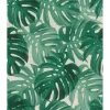 Carta da parati decorativa foglie monstera