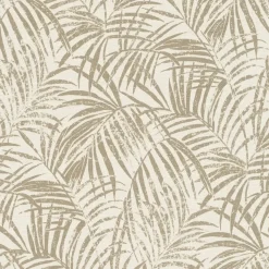 Carta da parati felce oro