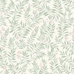 Carta da parati Morris verde 10,05 m x 53 cm